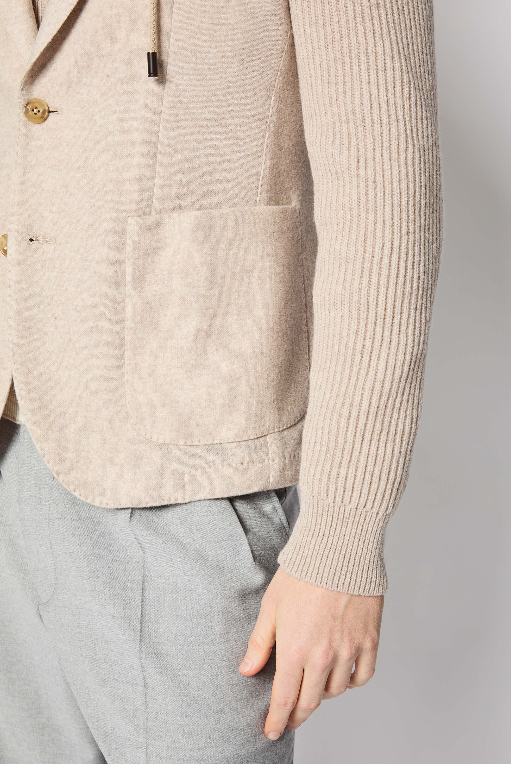 giacca con davantino e cappuccio lbm 1911 2826557013 LBM 1911