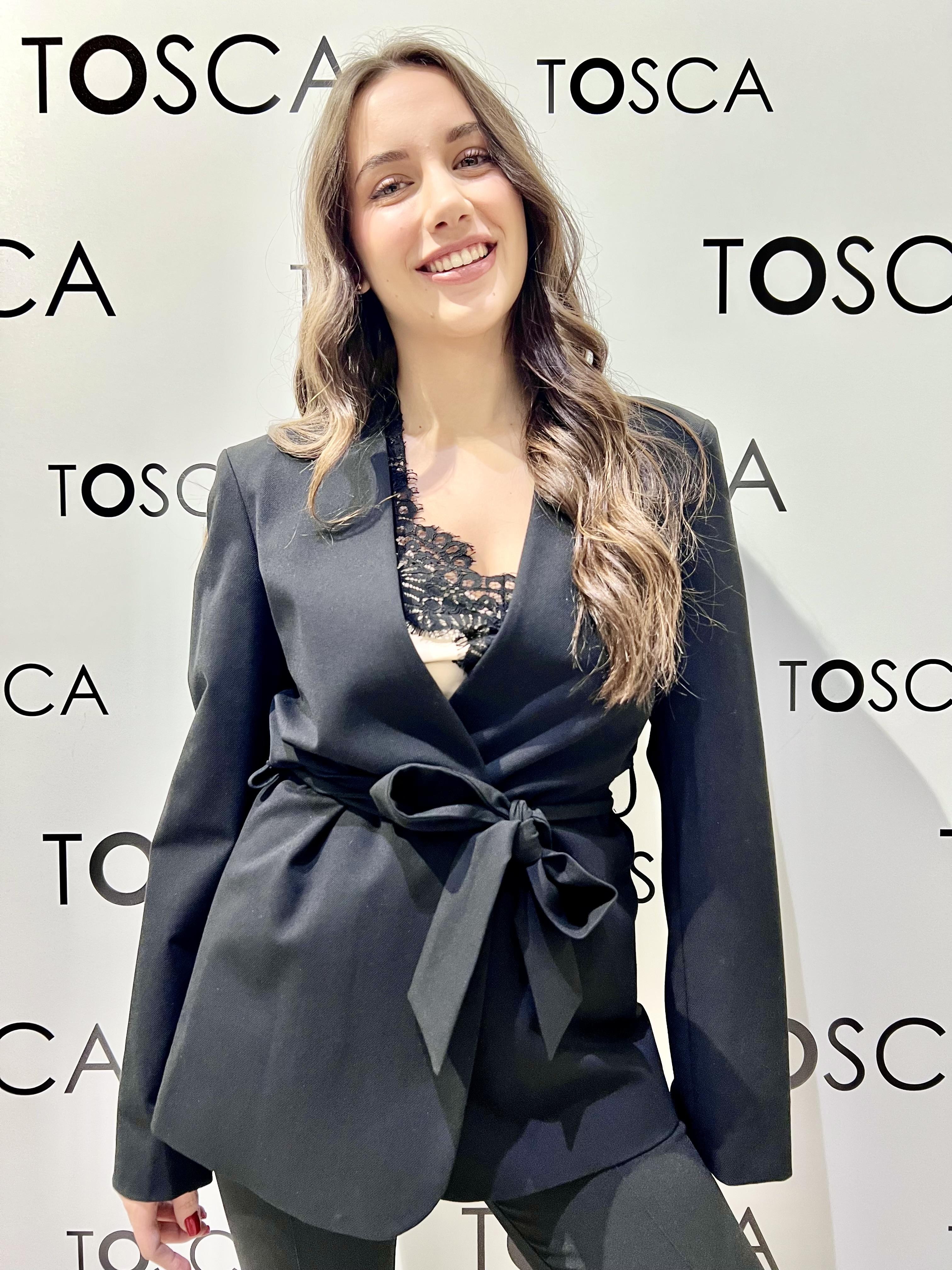 giacca con cintura GPA25141GCNERO SILVIAN HEACH