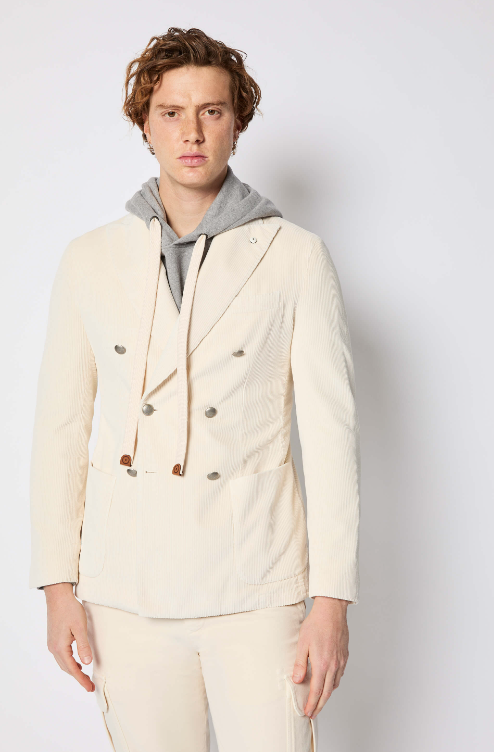 giacca doppiopetto in velluto lbm 1911 2852555012 LBM 1911