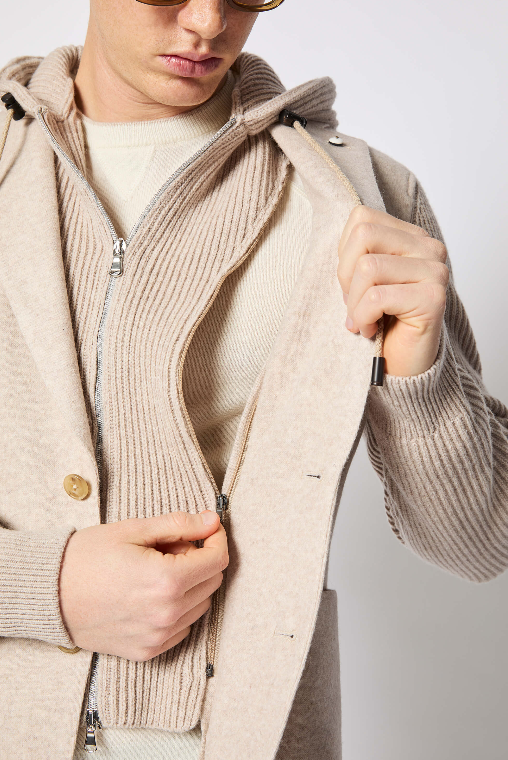 giacca con davantino e cappuccio lbm 1911 2826557013 LBM 1911