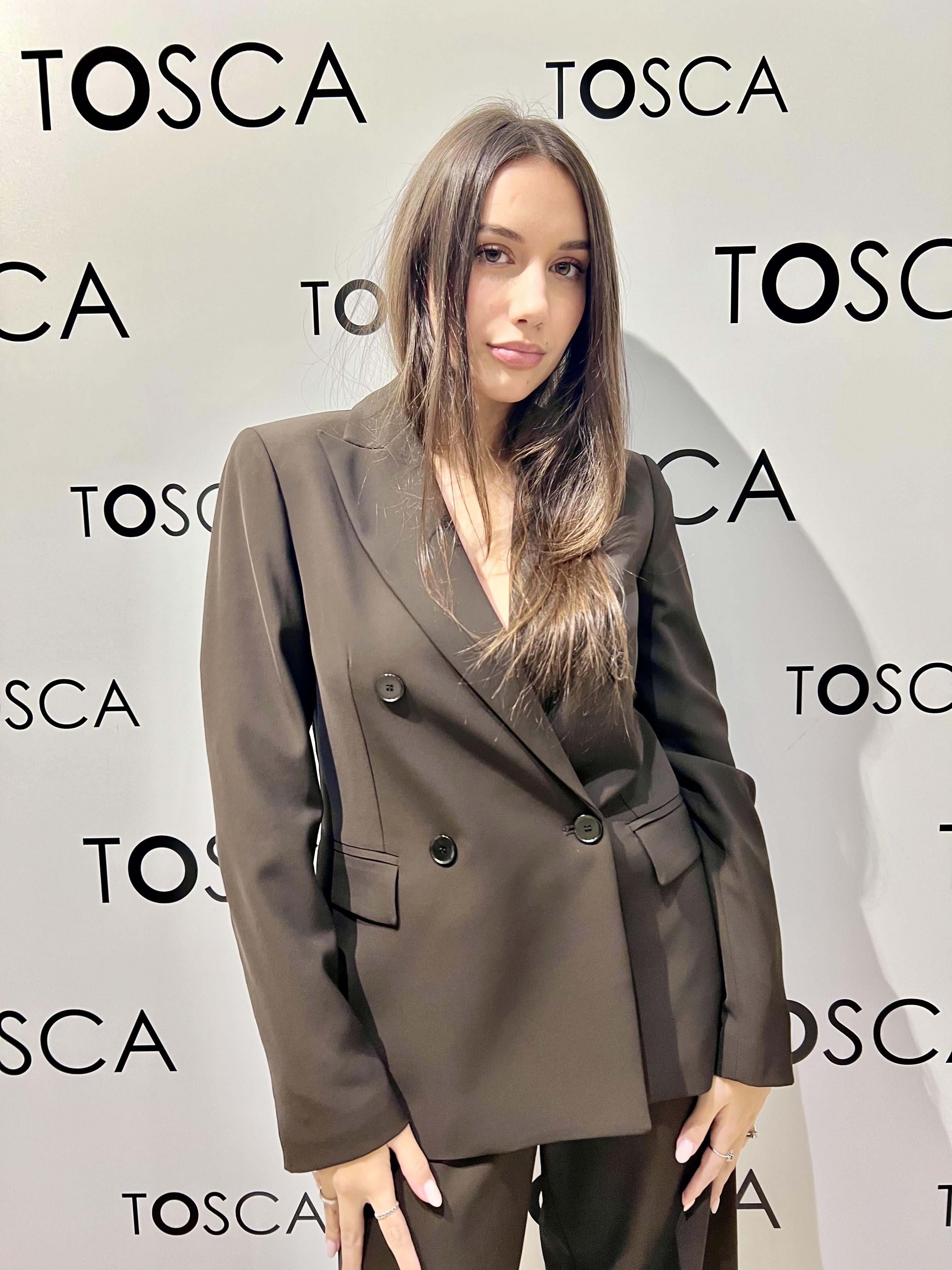 completo giacca doppiopetto pantalone ampio  kontatto MA4010NMARRONE KONTATTO