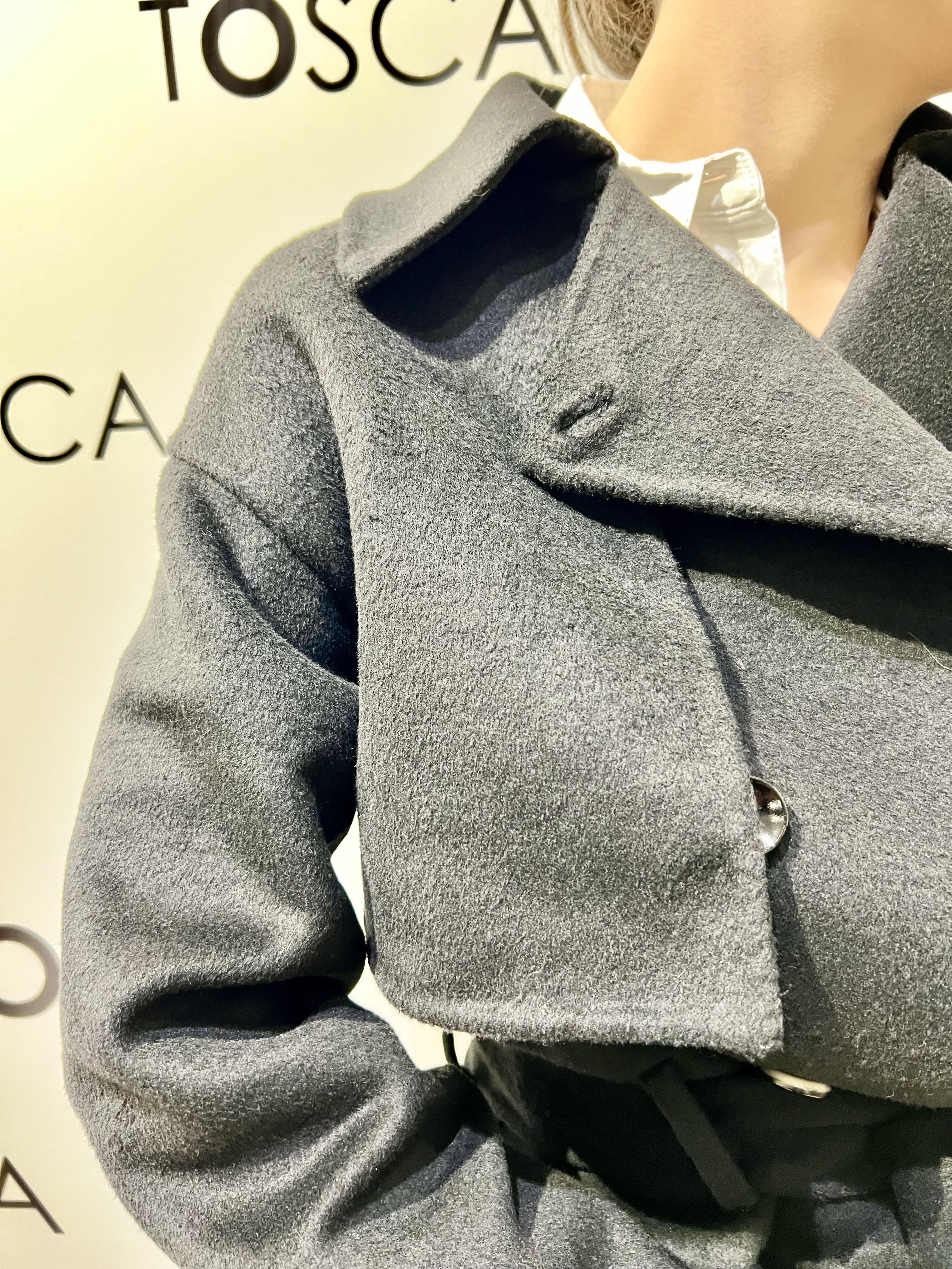 giubbotto in panno silvian heach GPA25163NERO SILVIAN HEACH