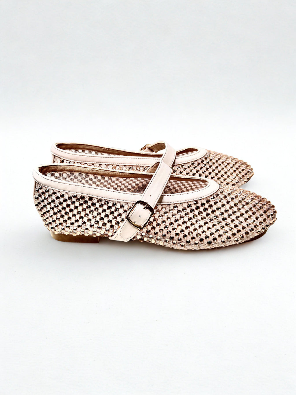 ballerine con strass GD398NUDE OVYÈ