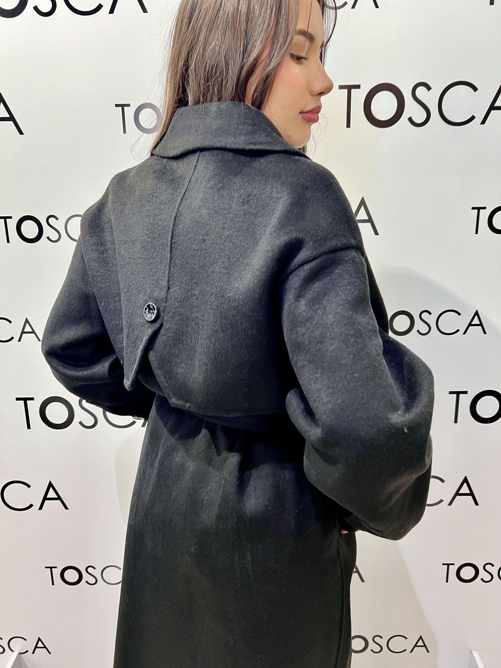 trench coat con patta e cintura silvian heach 