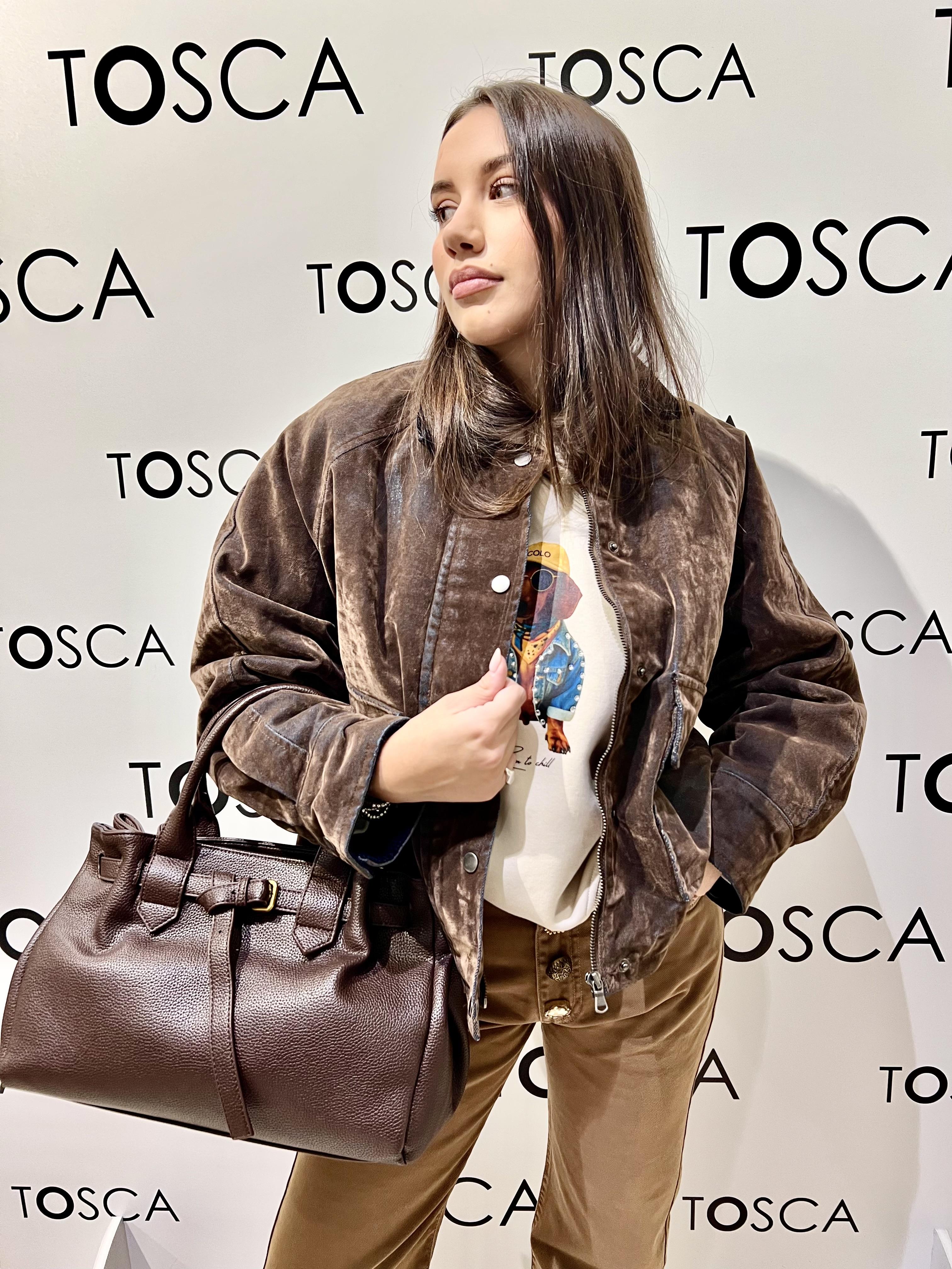 alessandra giacca vintage DF5070MARRONE VICOLO