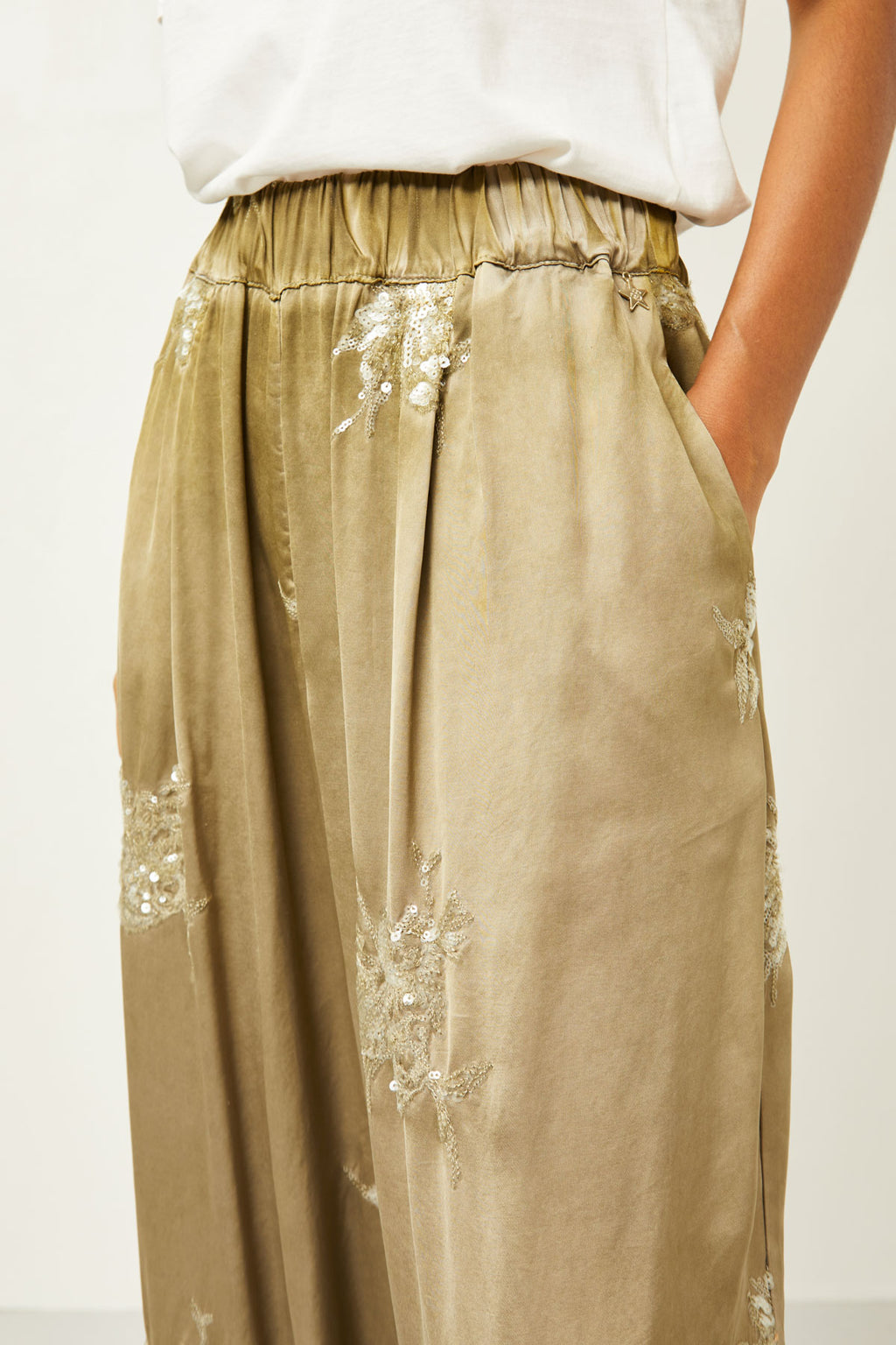 Pantaloni Con Paillettes Souvenir