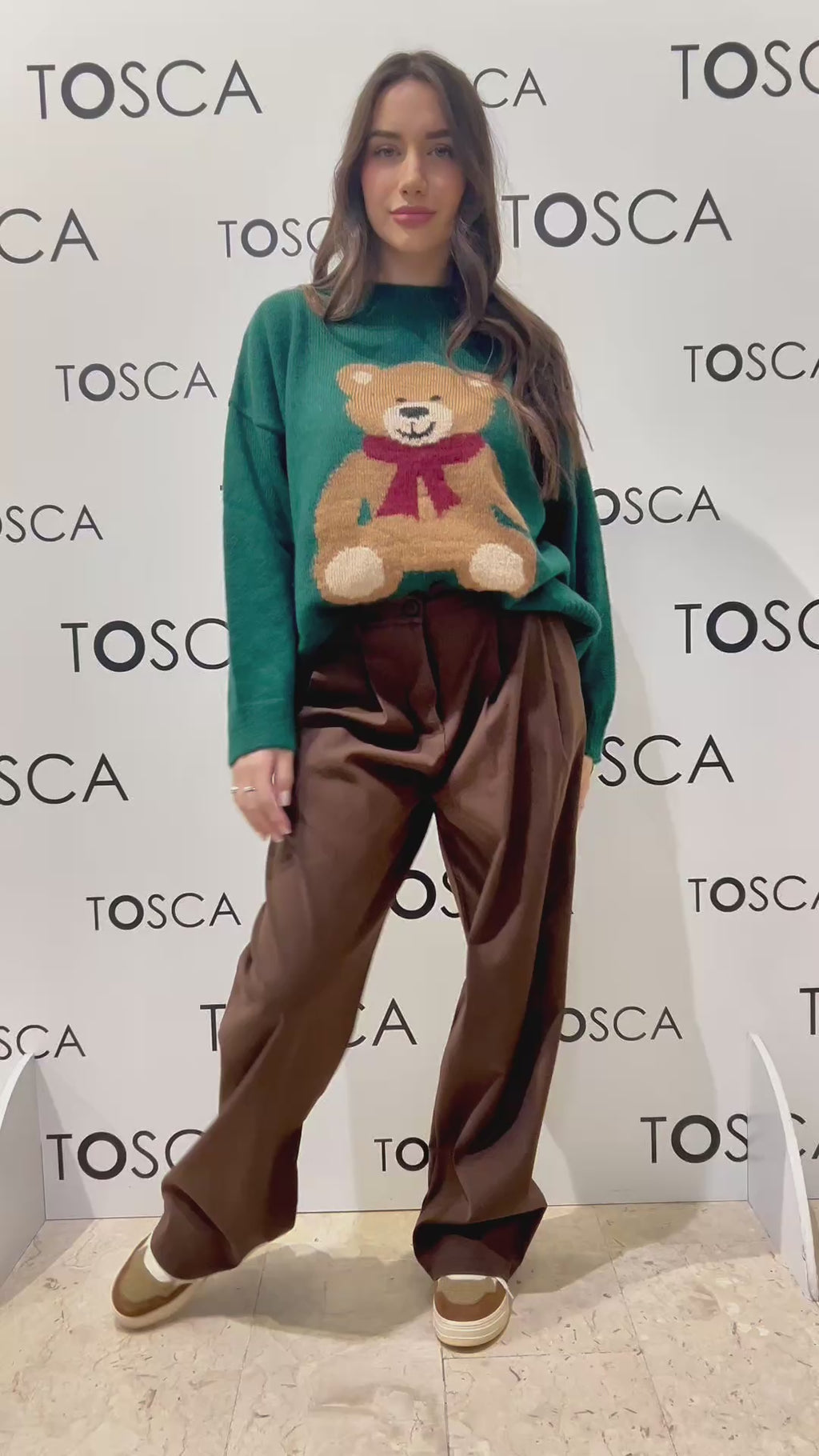 pantalone con pinces kontatto