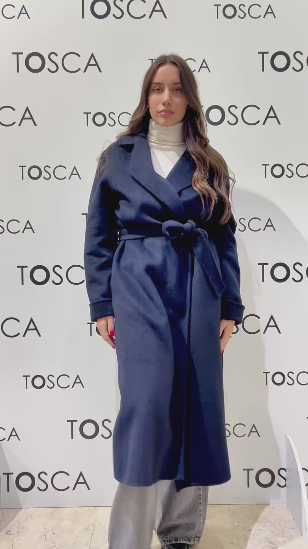 cappotto con cintura