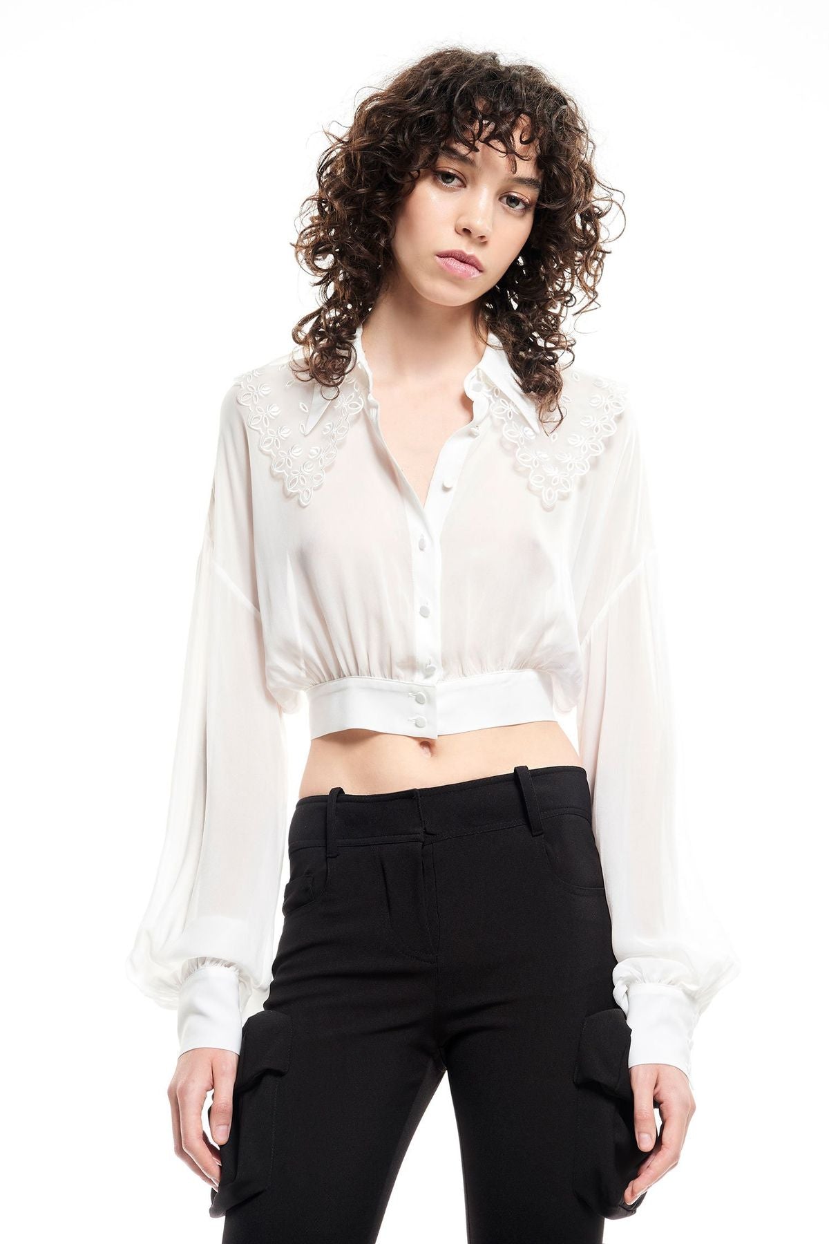 Camicia Crop Mina Aniye By